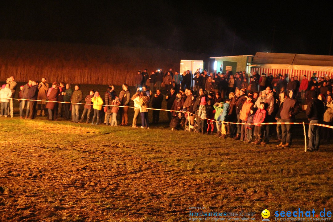 Funkenfeuer Fasnet - Ursaul bei Stockach am Bodensee, 09.03.2014