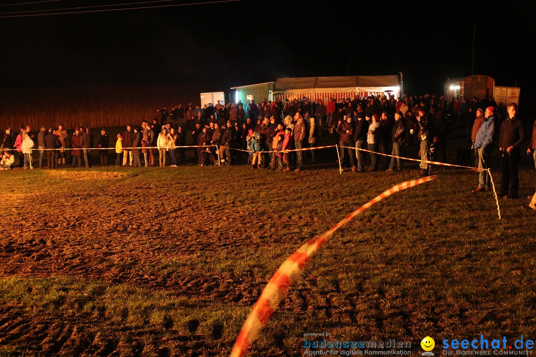 Funkenfeuer Fasnet - Ursaul bei Stockach am Bodensee, 09.03.2014