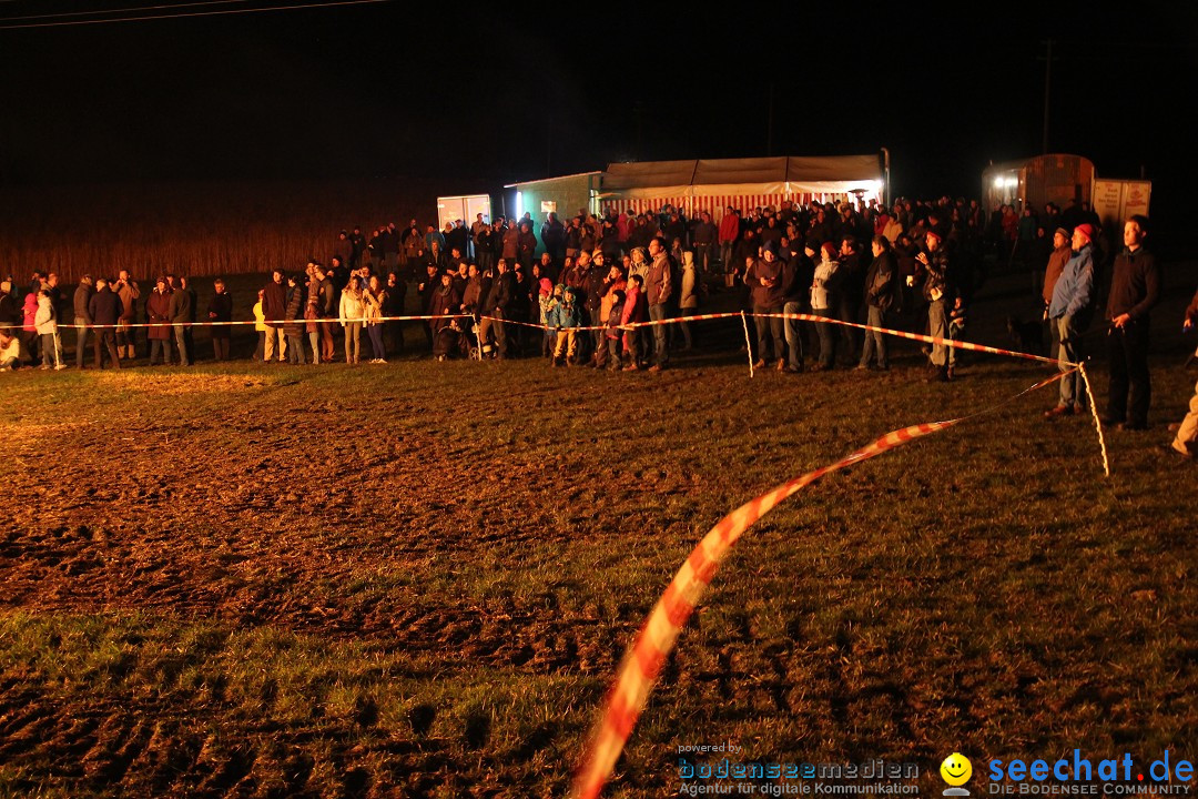 Funkenfeuer Fasnet - Ursaul bei Stockach am Bodensee, 09.03.2014