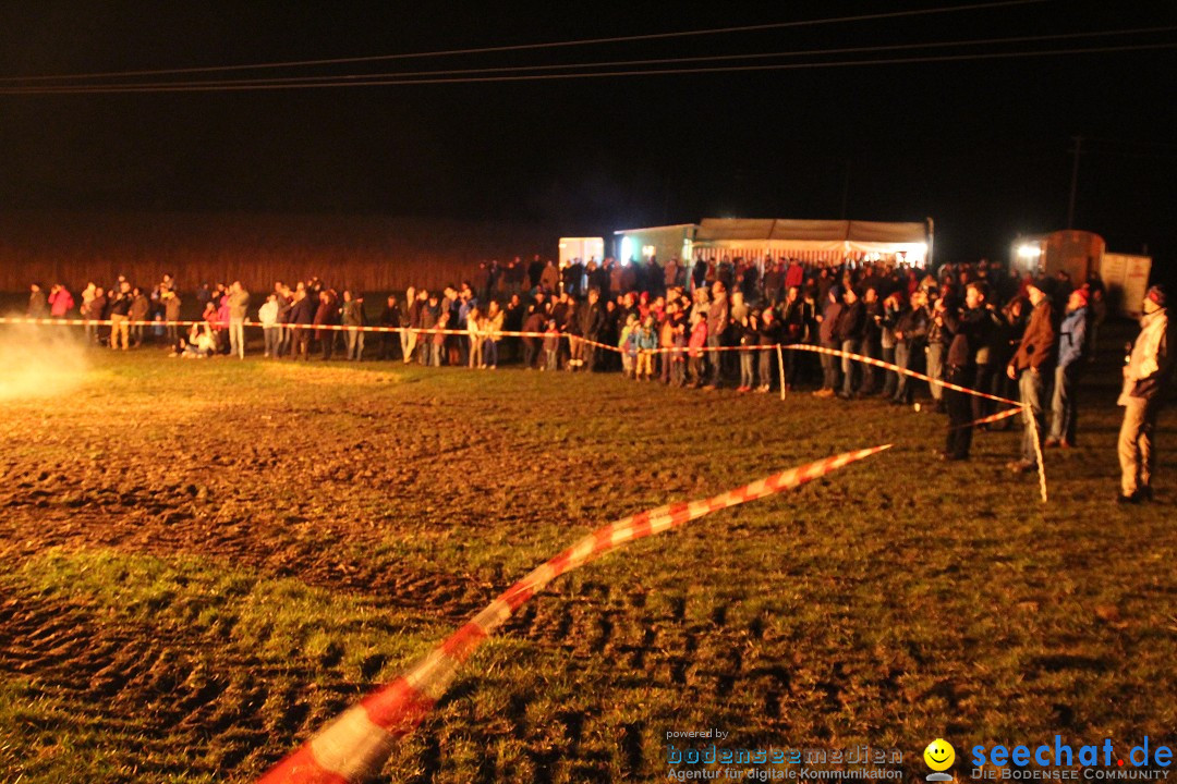 Funkenfeuer Fasnet - Ursaul bei Stockach am Bodensee, 09.03.2014