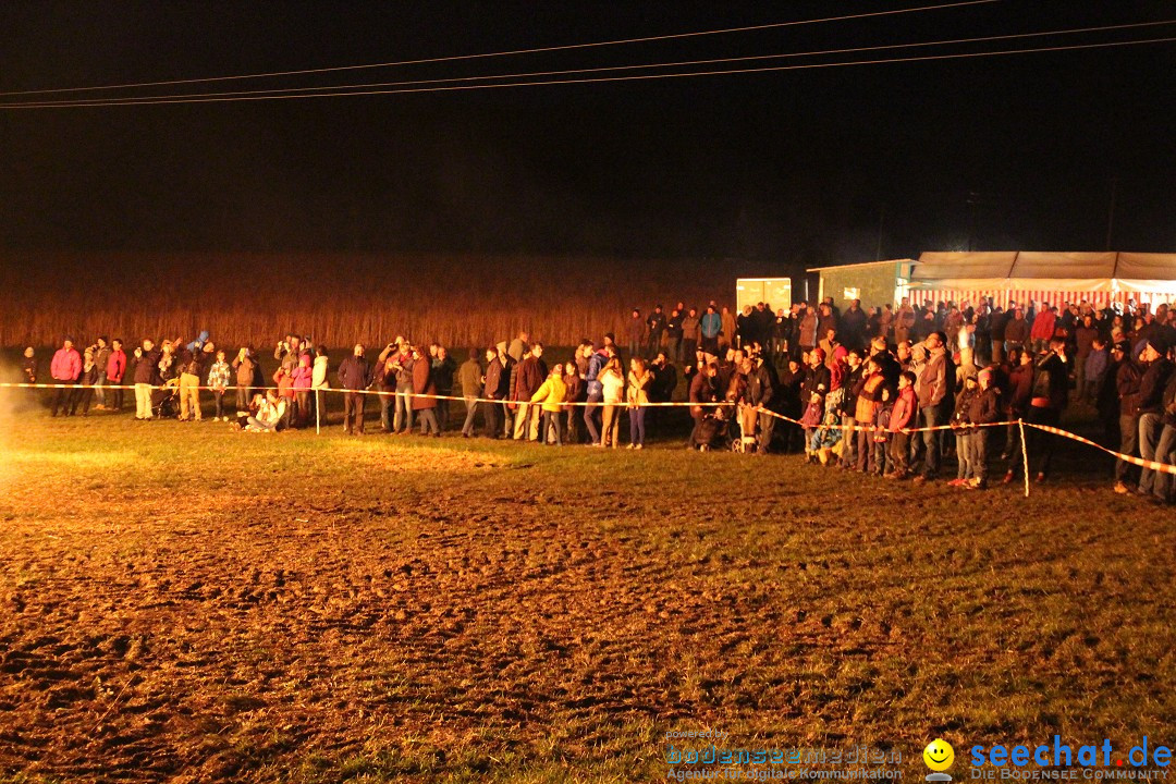 Funkenfeuer Fasnet - Ursaul bei Stockach am Bodensee, 09.03.2014