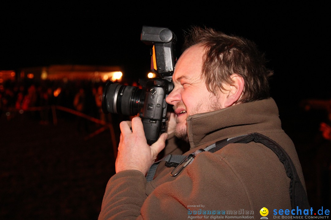 Funkenfeuer Fasnet - Ursaul bei Stockach am Bodensee, 09.03.2014