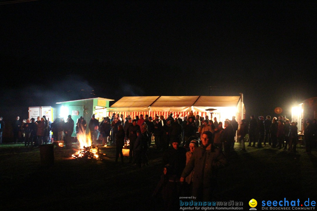 Funkenfeuer Fasnet - Ursaul bei Stockach am Bodensee, 09.03.2014