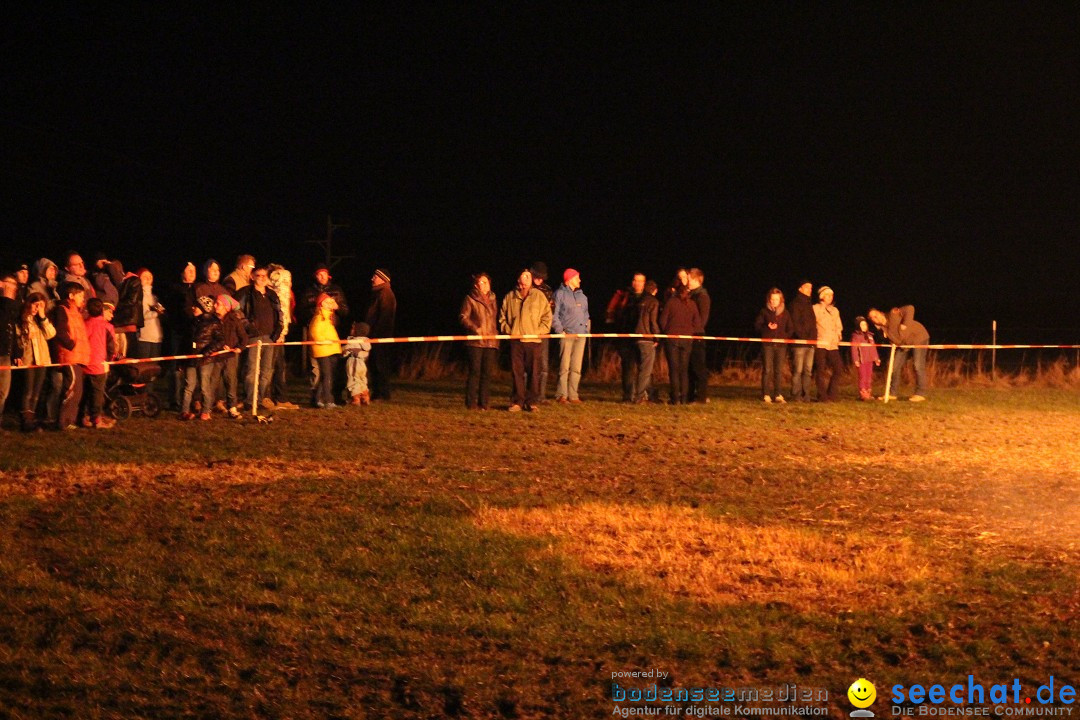 Funkenfeuer Fasnet - Ursaul bei Stockach am Bodensee, 09.03.2014