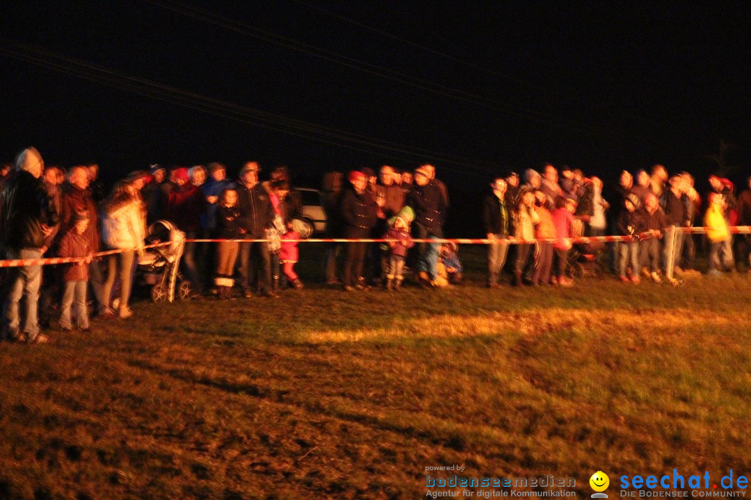 Funkenfeuer Fasnet - Ursaul bei Stockach am Bodensee, 09.03.2014