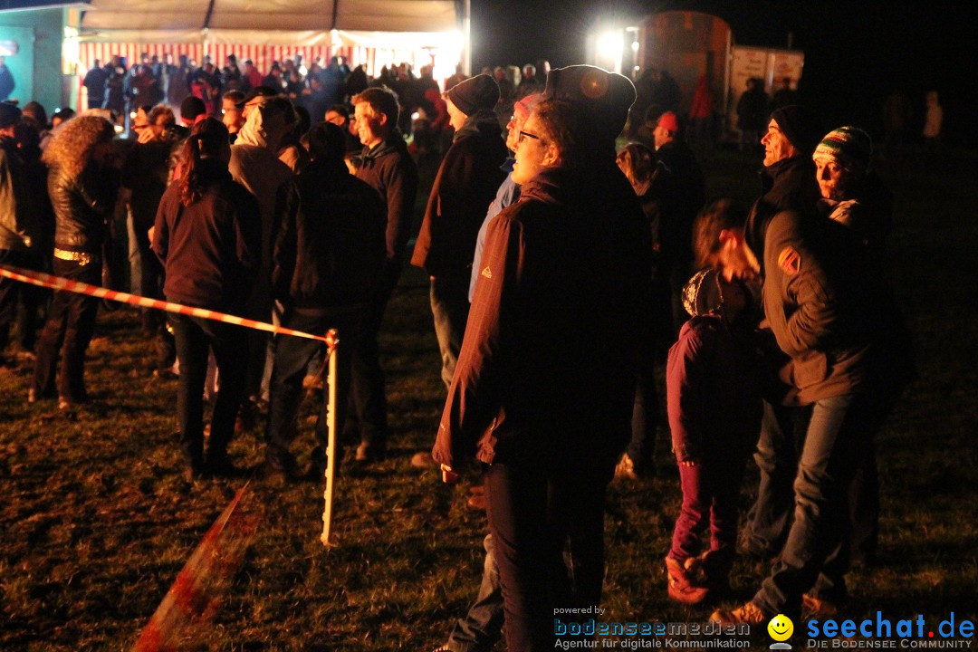 Funkenfeuer Fasnet - Ursaul bei Stockach am Bodensee, 09.03.2014