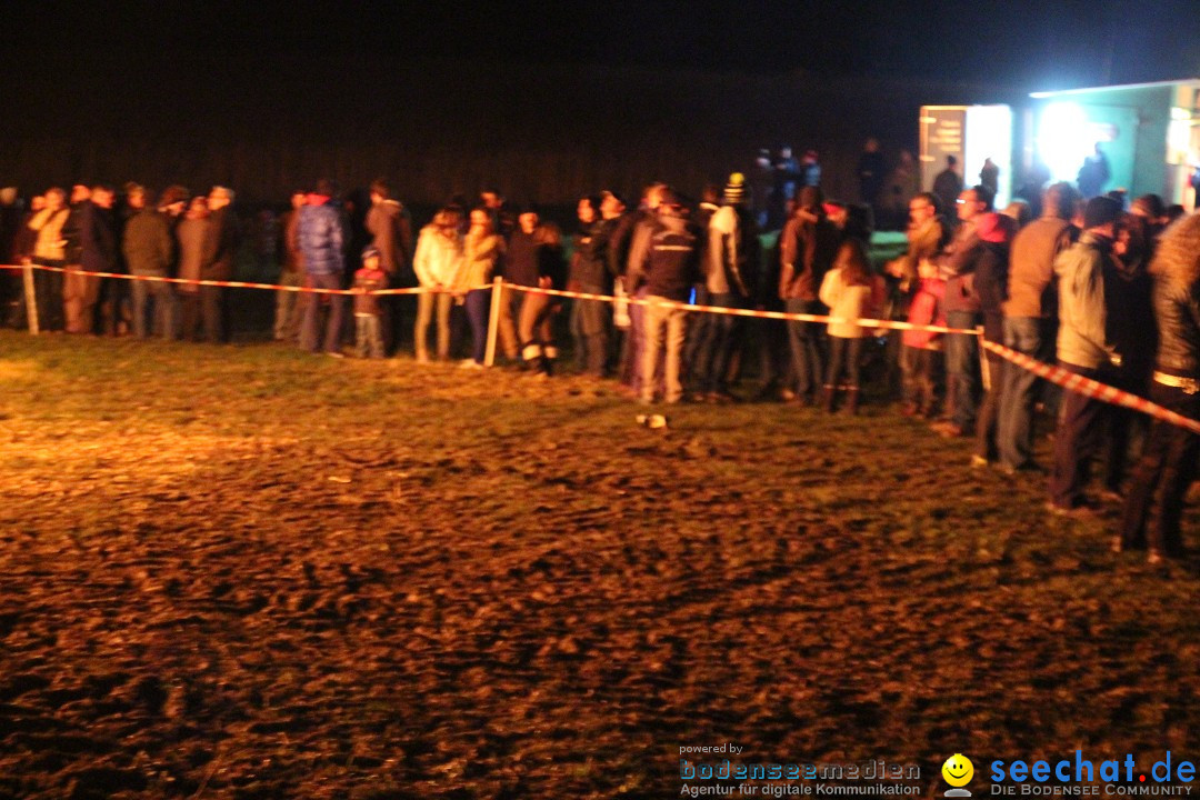 Funkenfeuer Fasnet - Ursaul bei Stockach am Bodensee, 09.03.2014