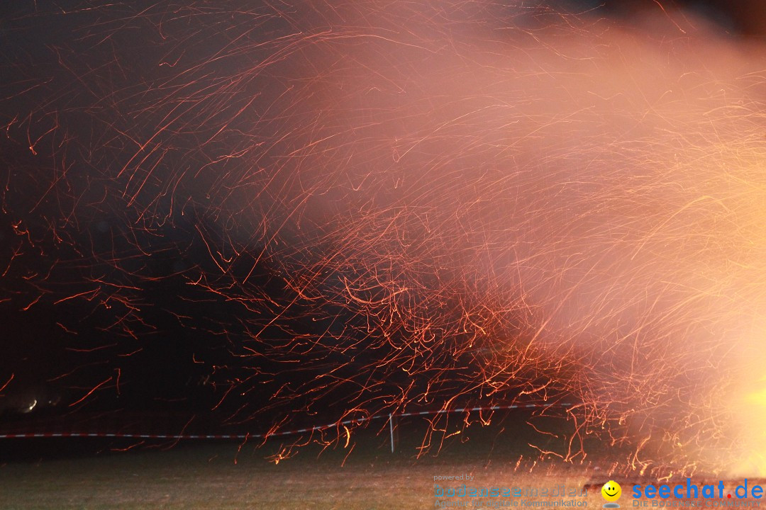 Funkenfeuer Fasnet - Ursaul bei Stockach am Bodensee, 09.03.2014