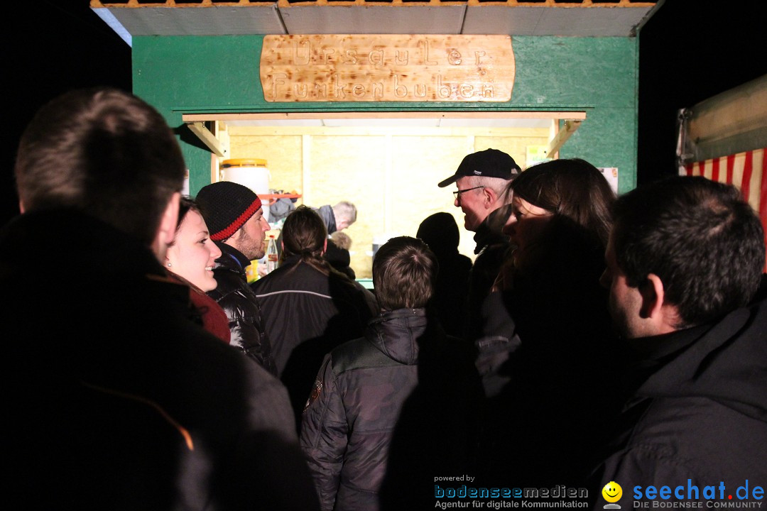 Funkenfeuer Fasnet - Ursaul bei Stockach am Bodensee, 09.03.2014