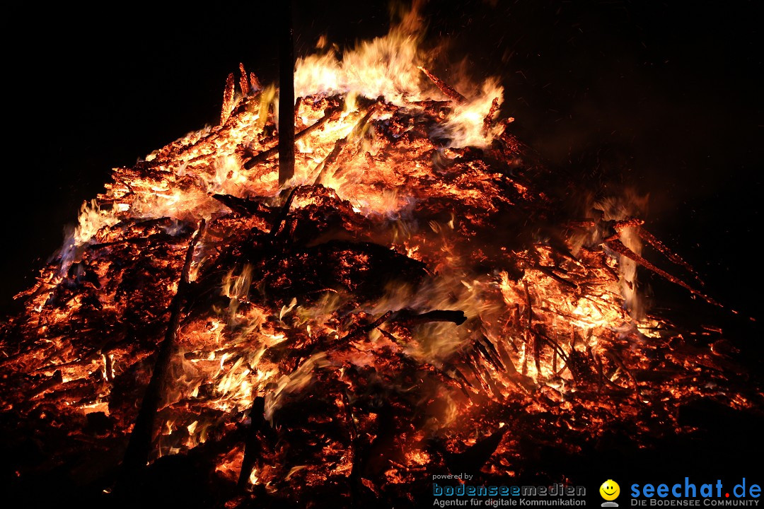 Funkenfeuer Fasnet - Ursaul bei Stockach am Bodensee, 09.03.2014