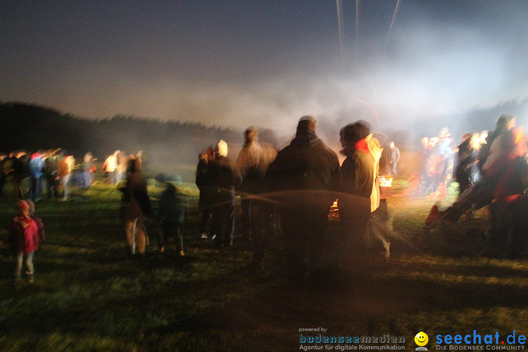 Funkenfeuer Fasnet - Ursaul bei Stockach am Bodensee, 09.03.2014