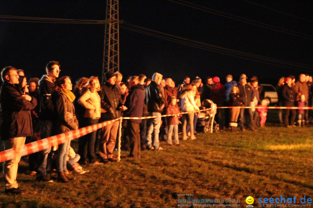 Funkenfeuer Fasnet - Ursaul bei Stockach am Bodensee, 09.03.2014