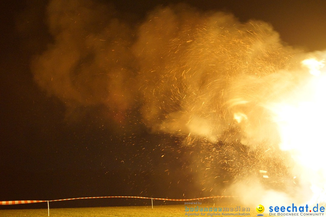 Funkenfeuer Fasnet - Ursaul bei Stockach am Bodensee, 09.03.2014