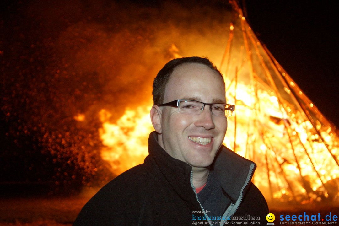 Funkenfeuer Fasnet - Ursaul bei Stockach am Bodensee, 09.03.2014