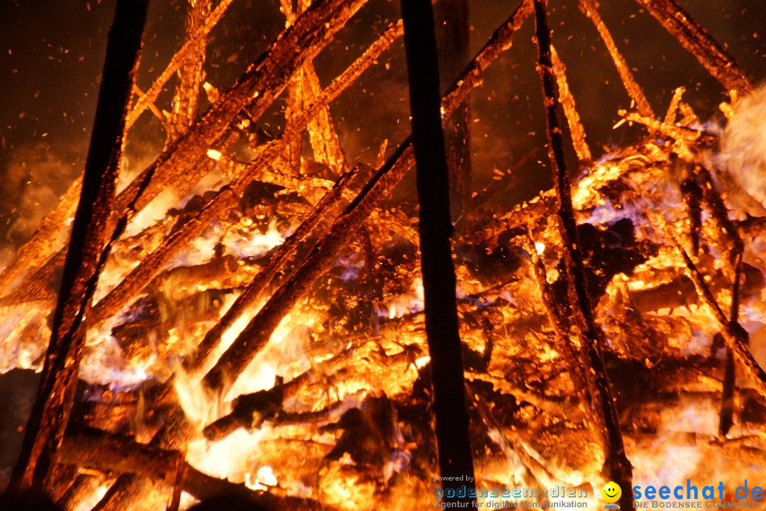 Funkenfeuer Fasnet - Ursaul bei Stockach am Bodensee, 09.03.2014