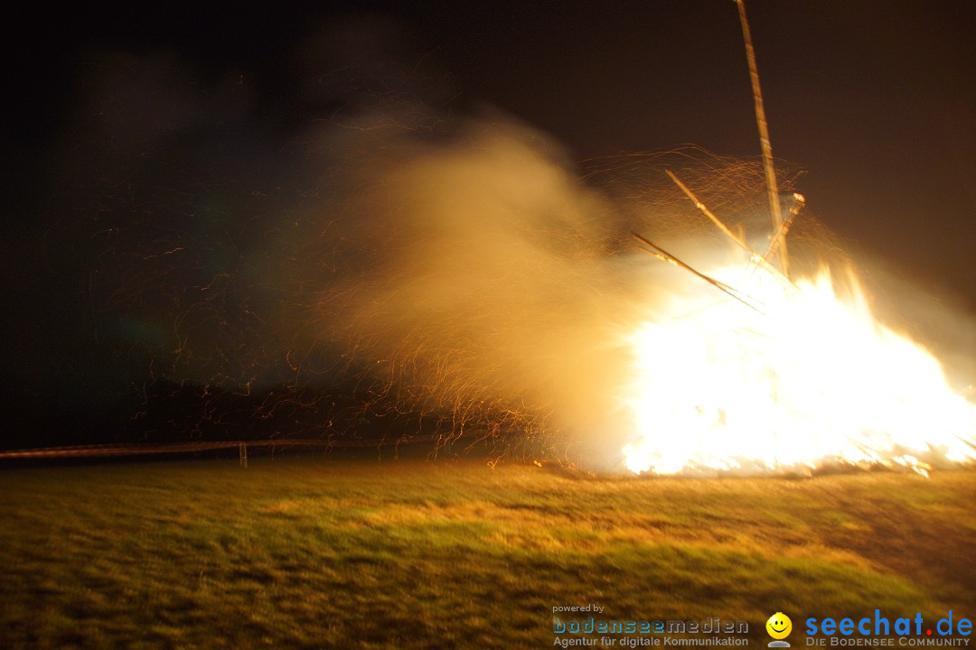 Funkenfeuer Fasnet - Ursaul bei Stockach am Bodensee, 09.03.2014