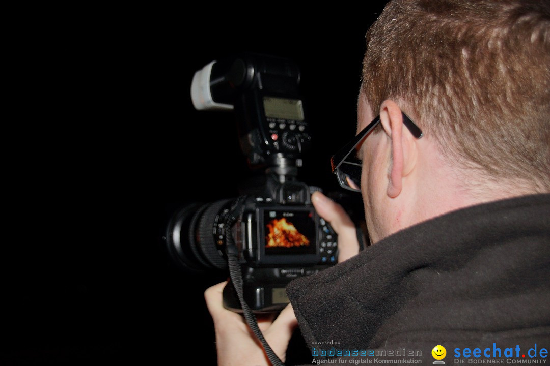 Funkenfeuer Fasnet - Ursaul bei Stockach am Bodensee, 09.03.2014