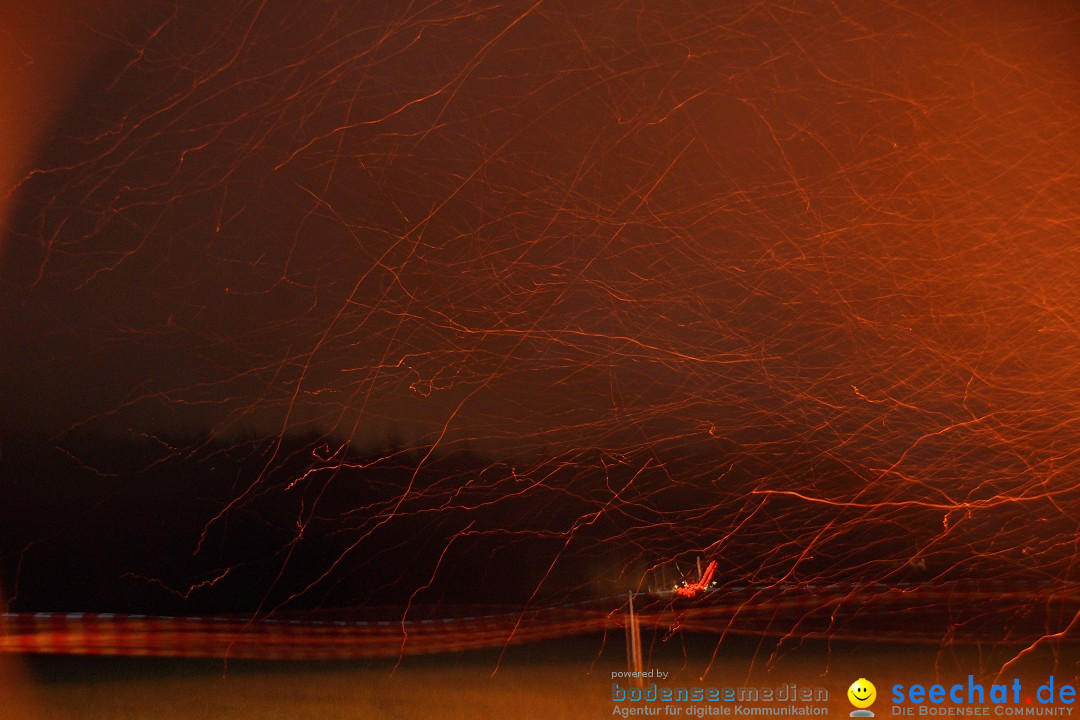 Funkenfeuer Fasnet - Ursaul bei Stockach am Bodensee, 09.03.2014