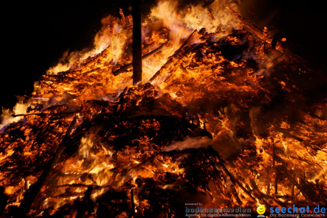 Funkenfeuer Fasnet - Ursaul bei Stockach am Bodensee, 09.03.2014