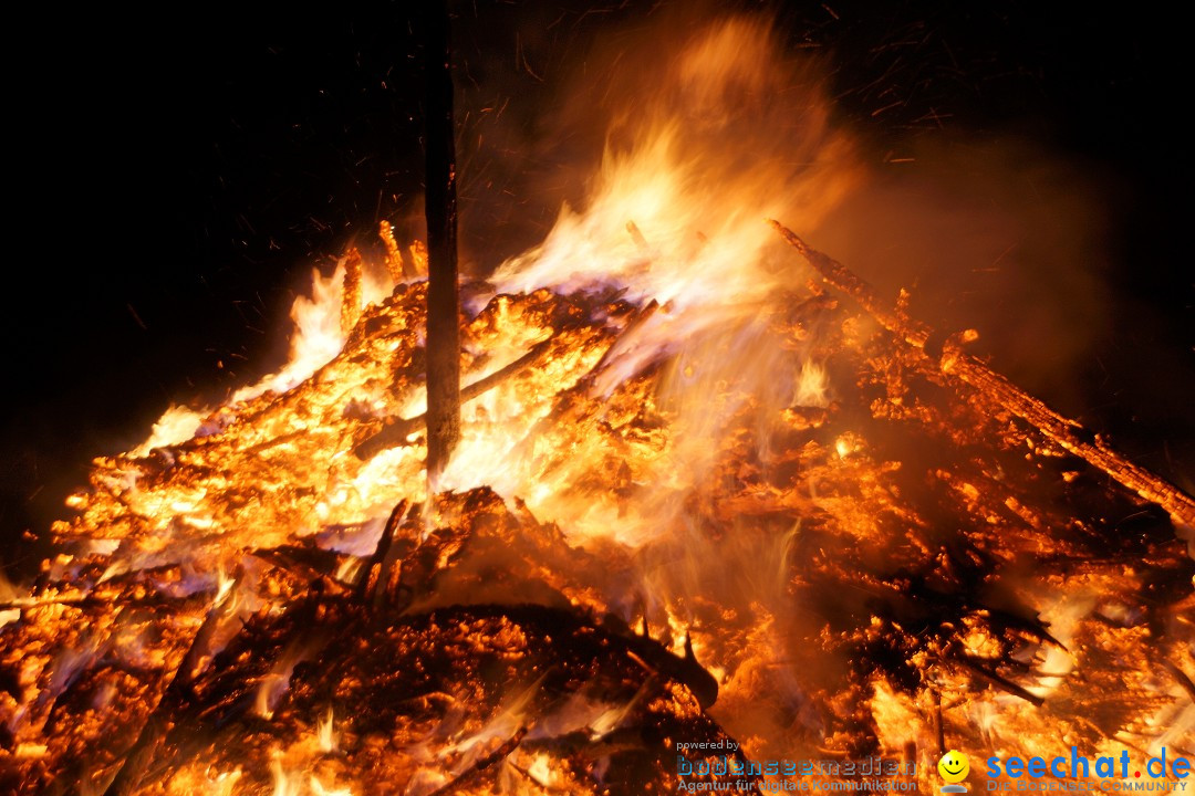 Funkenfeuer Fasnet - Ursaul bei Stockach am Bodensee, 09.03.2014