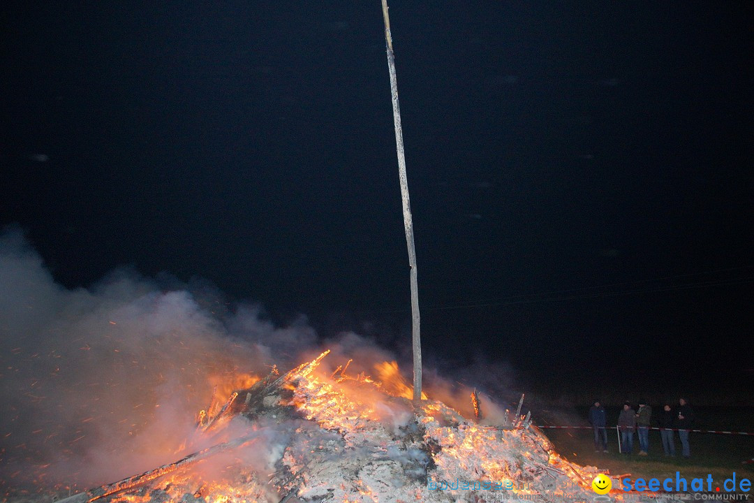 Funkenfeuer Fasnet - Ursaul bei Stockach am Bodensee, 09.03.2014