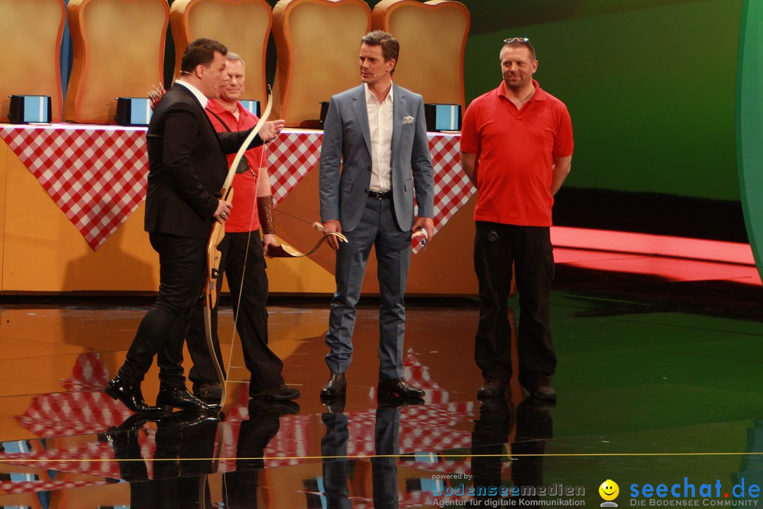 Wetten, dass..? ZDF TV-Show mit Markus Lanz: Offenburg, 05.04.2014