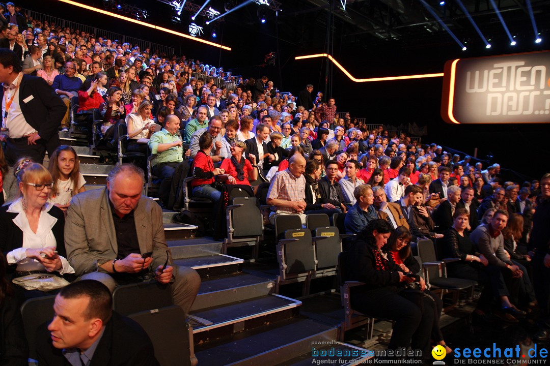 Wetten, dass..? ZDF TV-Show mit Markus Lanz: Offenburg, 05.04.2014