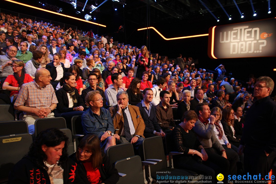 Wetten, dass..? ZDF TV-Show mit Markus Lanz: Offenburg, 05.04.2014