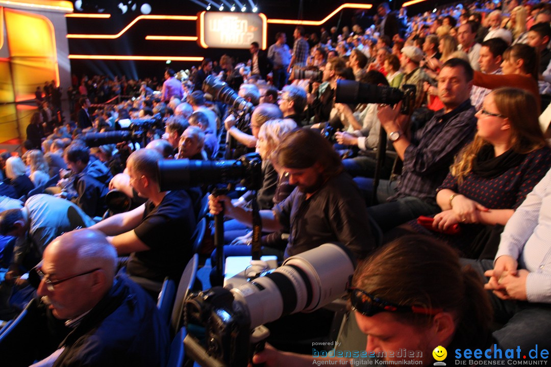 Wetten, dass..? ZDF TV-Show mit Markus Lanz: Offenburg, 05.04.2014