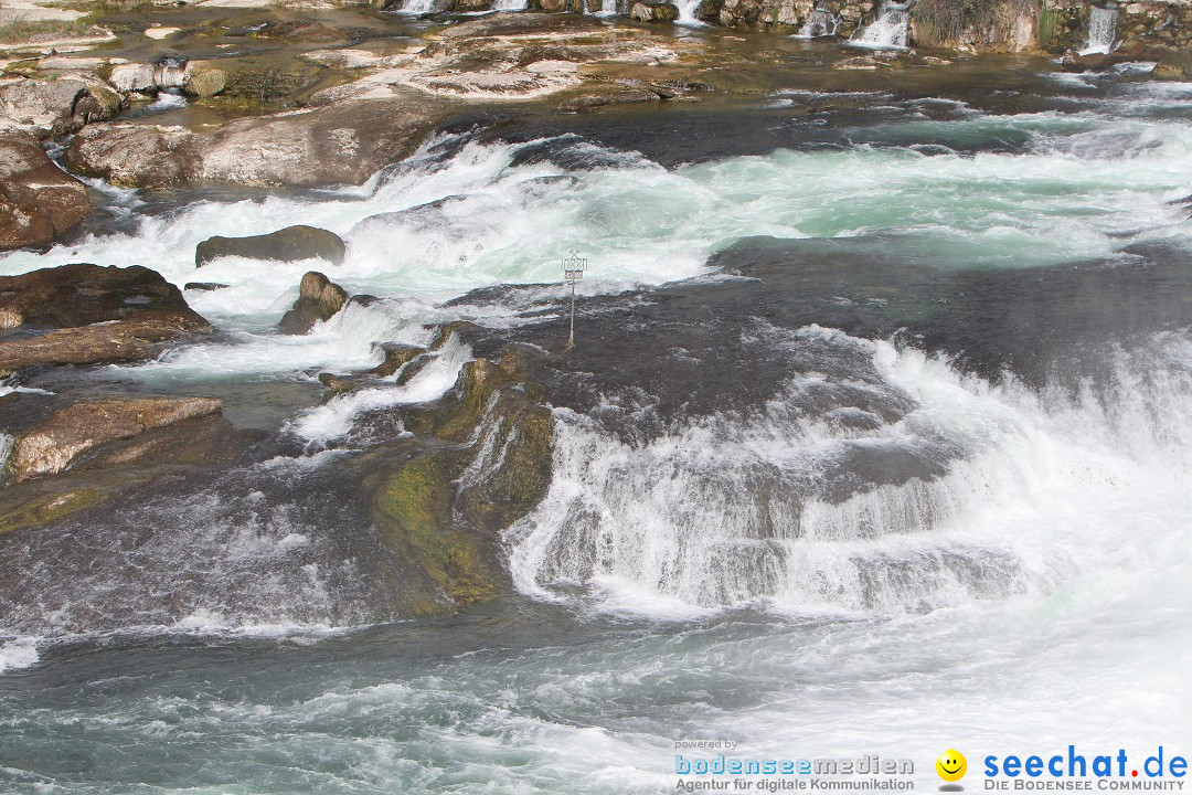 Rheinfall: Neuhausen - Schweiz: Schaffhausen am Bodensee, 09.04.2014