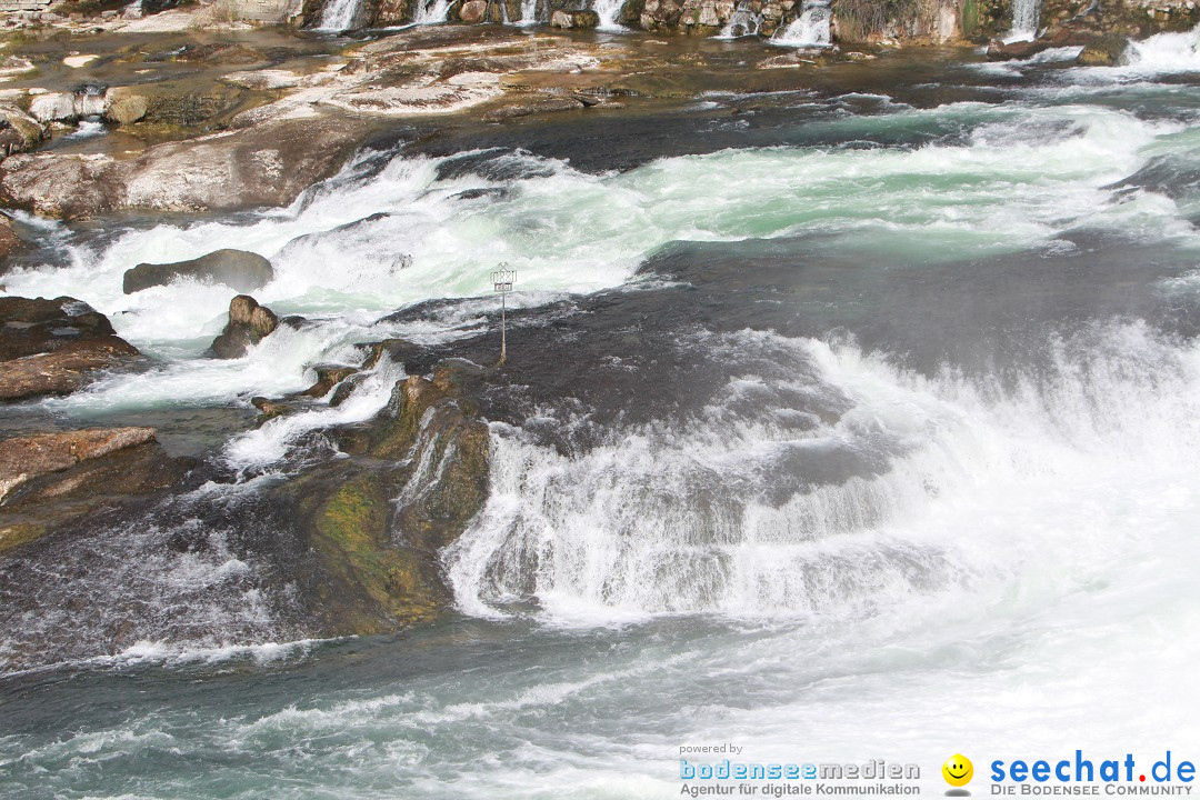 Rheinfall: Neuhausen - Schweiz: Schaffhausen am Bodensee, 09.04.2014