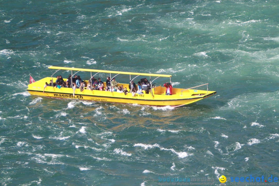 Rheinfall: Neuhausen - Schweiz: Schaffhausen am Bodensee, 09.04.2014