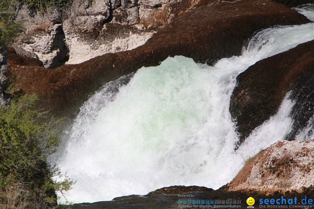 Rheinfall: Neuhausen - Schweiz: Schaffhausen am Bodensee, 09.04.2014