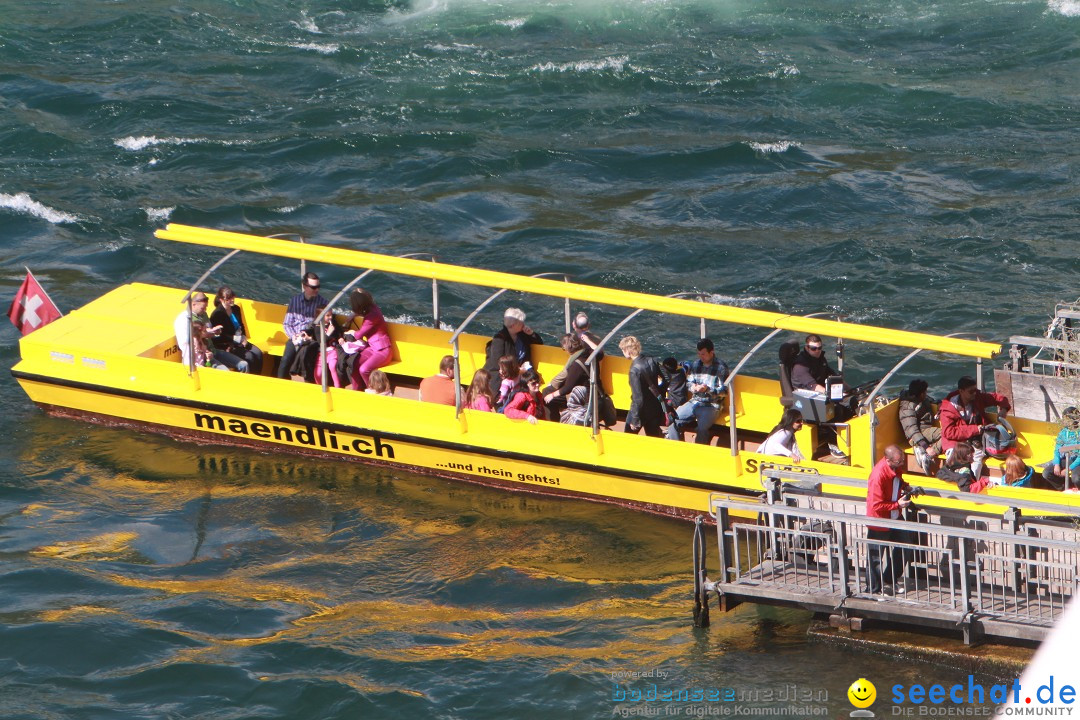 Rheinfall: Neuhausen - Schweiz: Schaffhausen am Bodensee, 09.04.2014