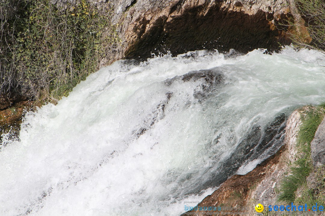 Rheinfall: Neuhausen - Schweiz: Schaffhausen am Bodensee, 09.04.2014