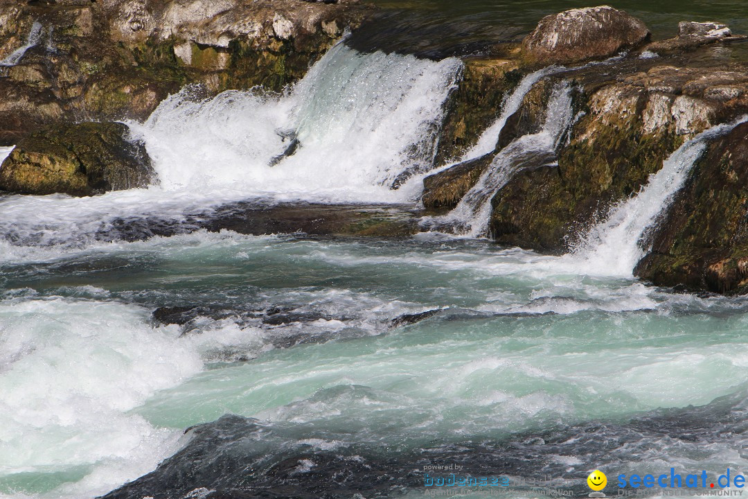 Rheinfall: Neuhausen - Schweiz: Schaffhausen am Bodensee, 09.04.2014