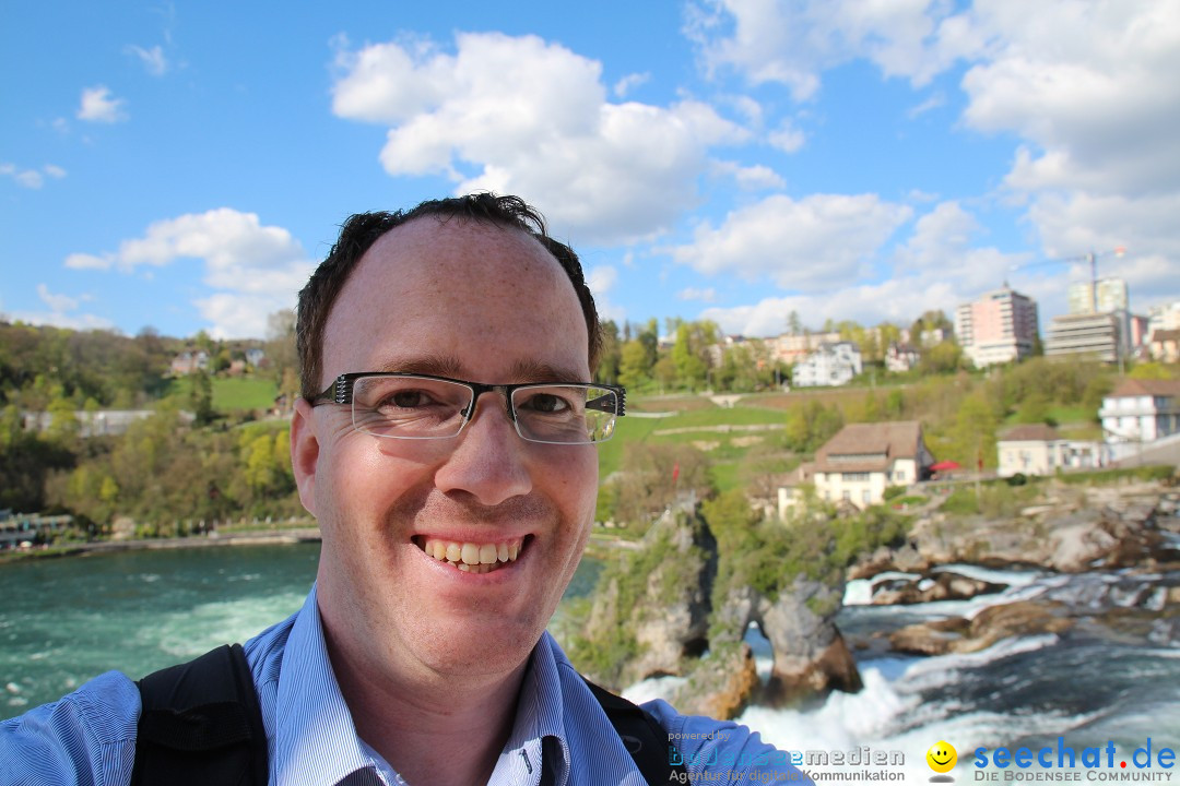 Rheinfall: Neuhausen - Schweiz: Schaffhausen am Bodensee, 09.04.2014