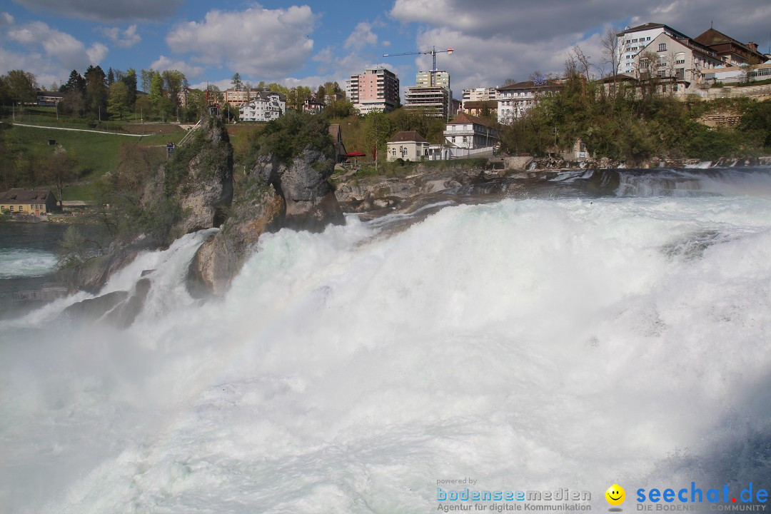 Rheinfall: Neuhausen - Schweiz: Schaffhausen am Bodensee, 09.04.2014