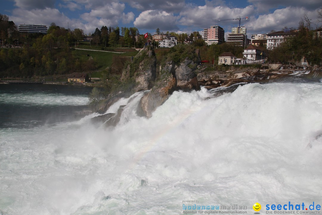 Rheinfall: Neuhausen - Schweiz: Schaffhausen am Bodensee, 09.04.2014