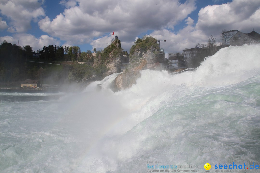 Rheinfall: Neuhausen - Schweiz: Schaffhausen am Bodensee, 09.04.2014