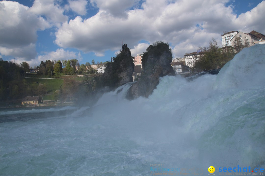 Rheinfall: Neuhausen - Schweiz: Schaffhausen am Bodensee, 09.04.2014