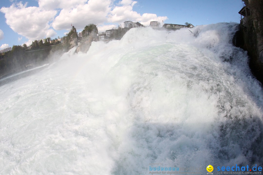 Rheinfall: Neuhausen - Schweiz: Schaffhausen am Bodensee, 09.04.2014