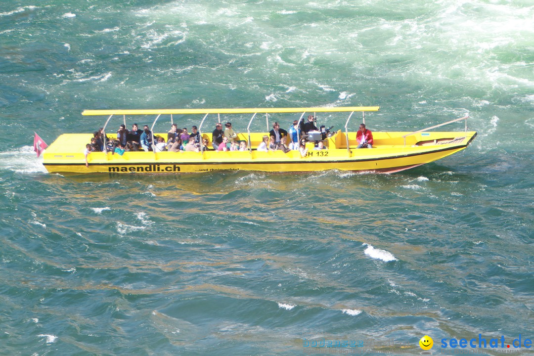 Rheinfall: Neuhausen - Schweiz: Schaffhausen am Bodensee, 09.04.2014