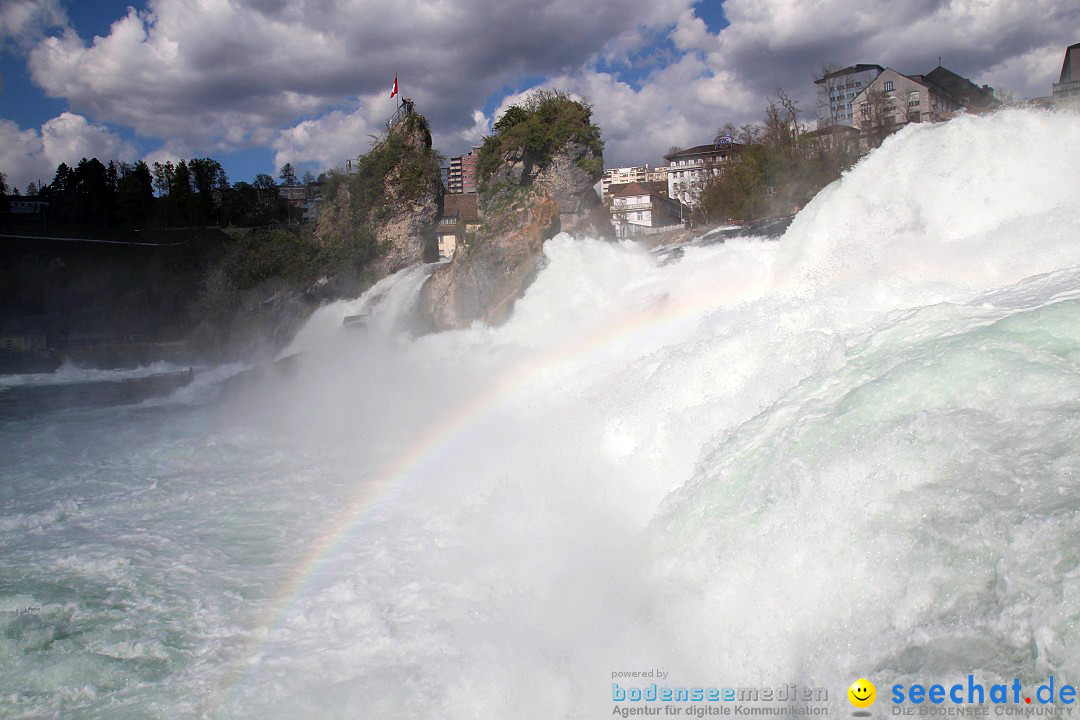 Rheinfall: Neuhausen - Schweiz: Schaffhausen am Bodensee, 09.04.2014