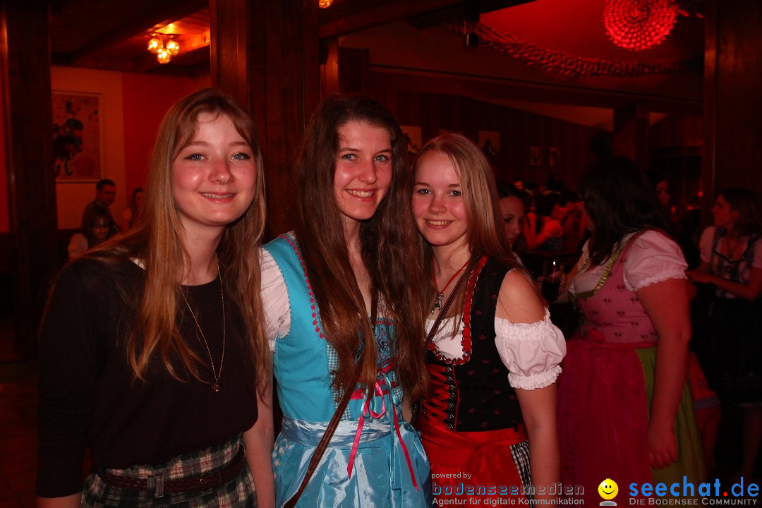 Dirndl- und Lederhosenparty mit Dirndknacker: Urnau am Bodensee, 12.04.2014