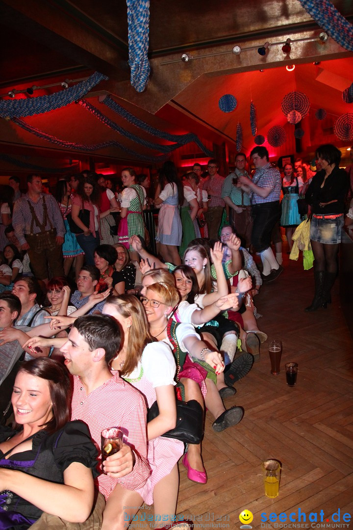 Dirndl- und Lederhosenparty mit Dirndknacker: Urnau am Bodensee, 12.04.2014