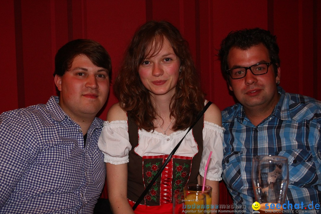 Dirndl- und Lederhosenparty mit Dirndknacker: Urnau am Bodensee, 12.04.2014