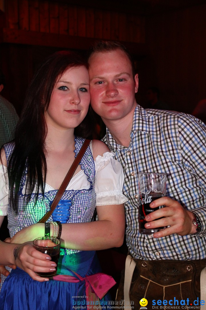 Dirndl- und Lederhosenparty mit Dirndknacker: Urnau am Bodensee, 12.04.2014