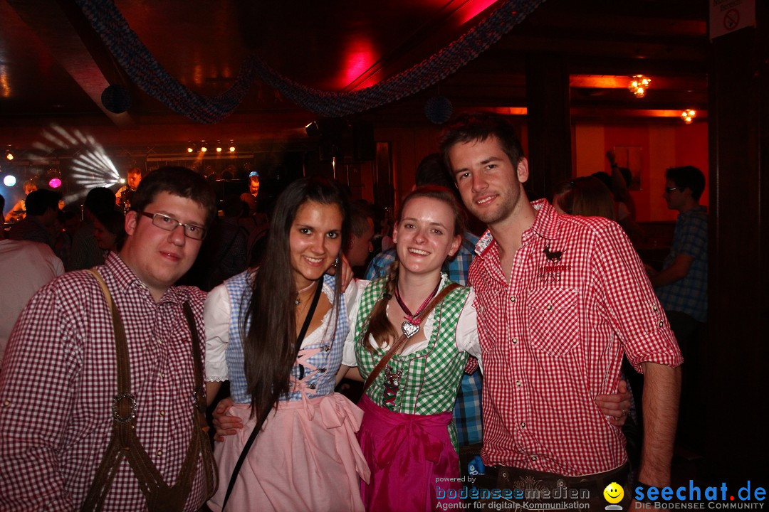 Dirndl- und Lederhosenparty mit Dirndknacker: Urnau am Bodensee, 12.04.2014