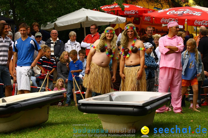 Badewannenrennen in Wasserburg am Bodensee 11.07.2009